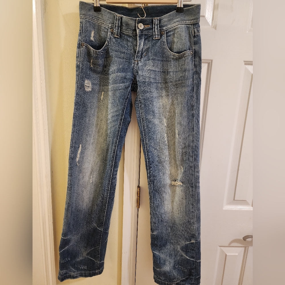"Vintage" Y2K Victorias Secret London Jeans Super Low Rise Wide Leg